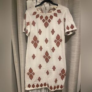 White/ red Michael khors dress size 2
